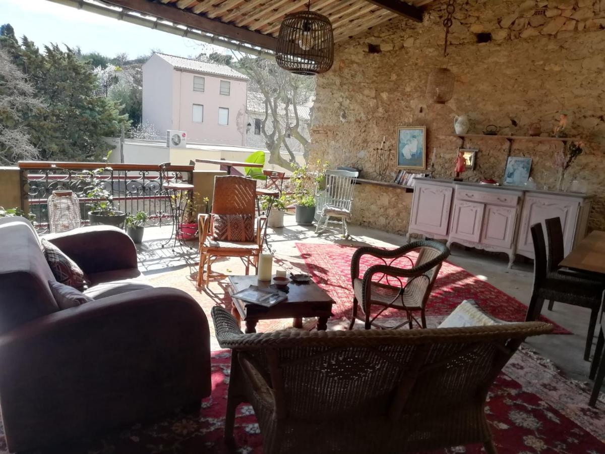 La Terrasse Vigneronne Bed & Breakfast Fitou Bagian luar foto